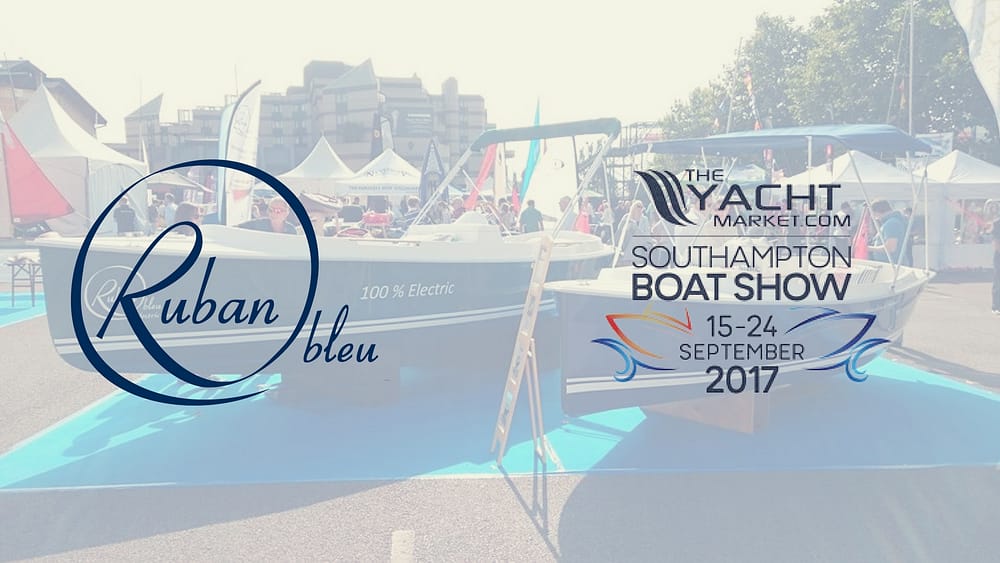 Ruban Bleu in southampton boat show 
